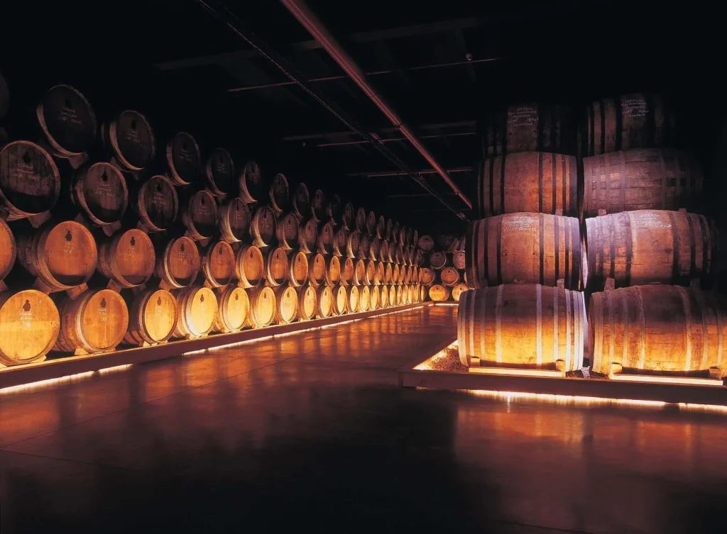 Visit the cellars of the Courvoisier cognac house in Jarnac, France