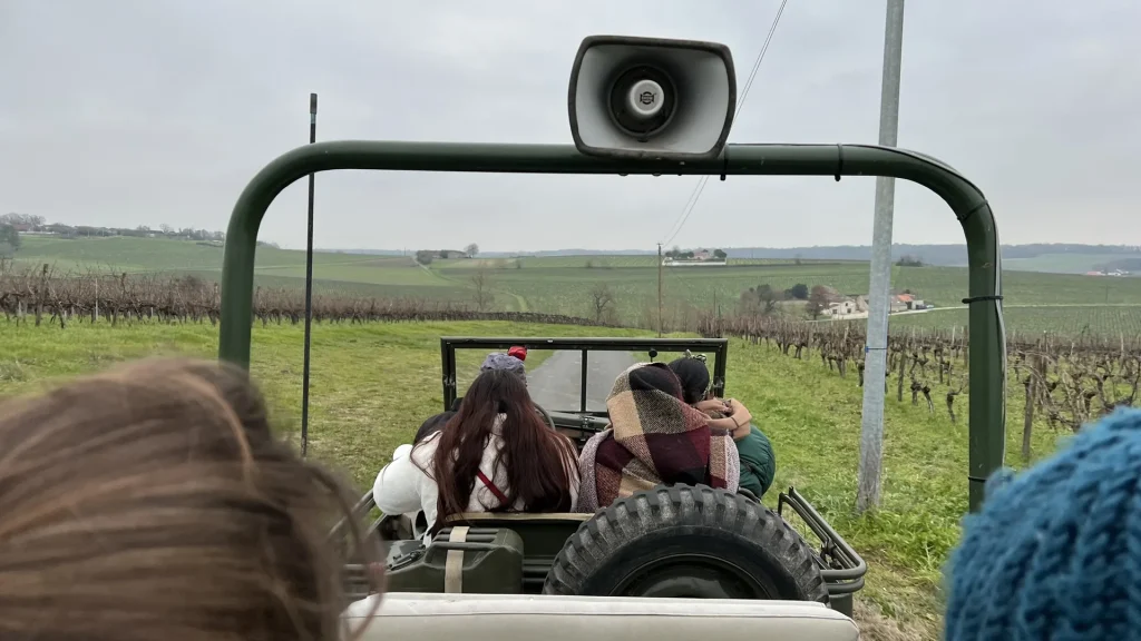 Jeep trip in the heart of Cognac vineyards