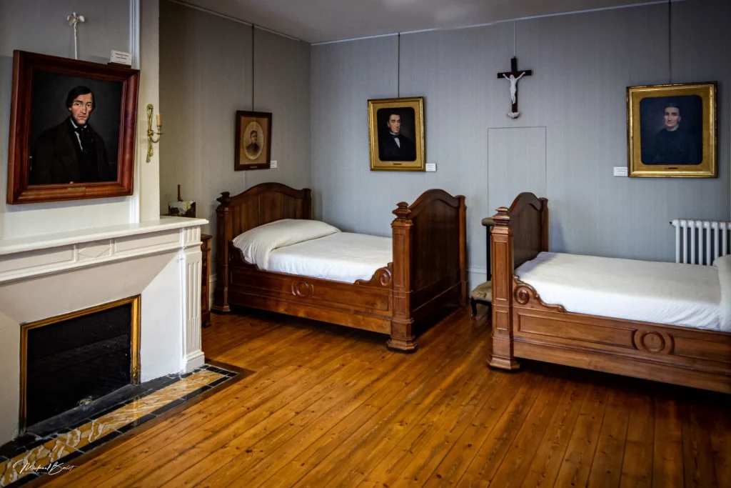 Room in the house where François Mitterrand was born in Jarnac