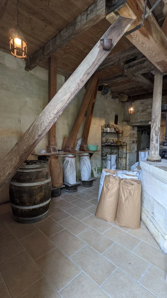the Bassac water mill produces local artisanal flour