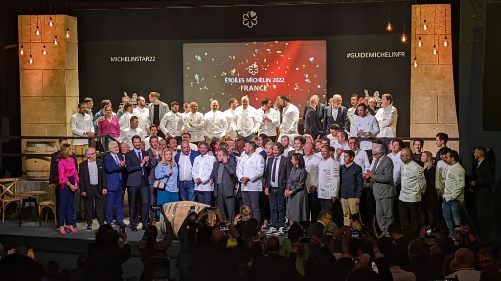 Ceremonie Michelin à Cognac 2022