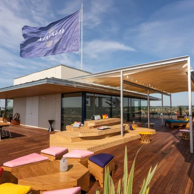 Rooftop bar Indigo by Martell Cognac