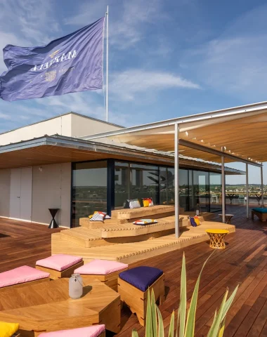 Rooftop bar Indigo by Martell Cognac