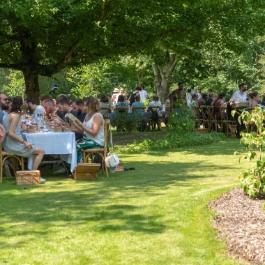 Repas champêtre en groupe sur la destination cognac à mosnac saint simeux