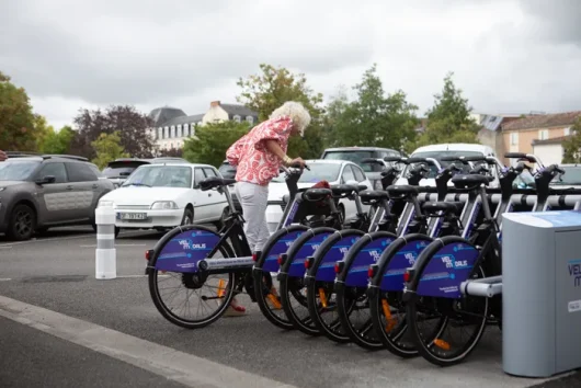 borne de location de vélo à assistance électrique Vélo Modalis à Cognac