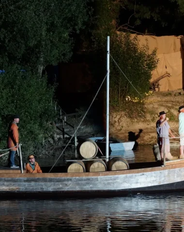 The fabulous history of cognac, sound and light show in bourg-charente